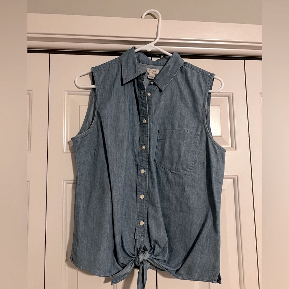 J Crew Factory Sleeveless Blouse Size 6